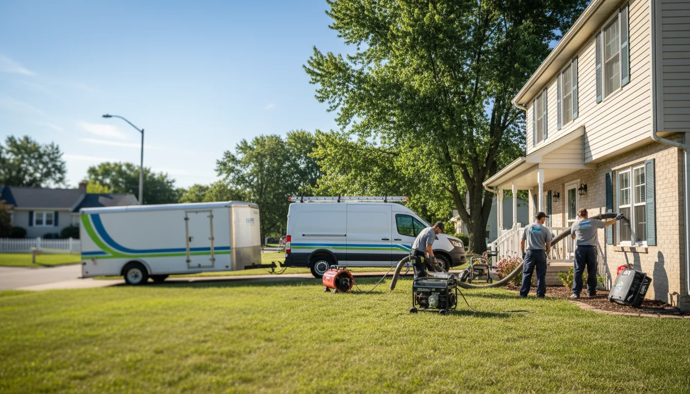 Flooded Basement Restoration And Cleanup With Repair in Gravity, IA near me